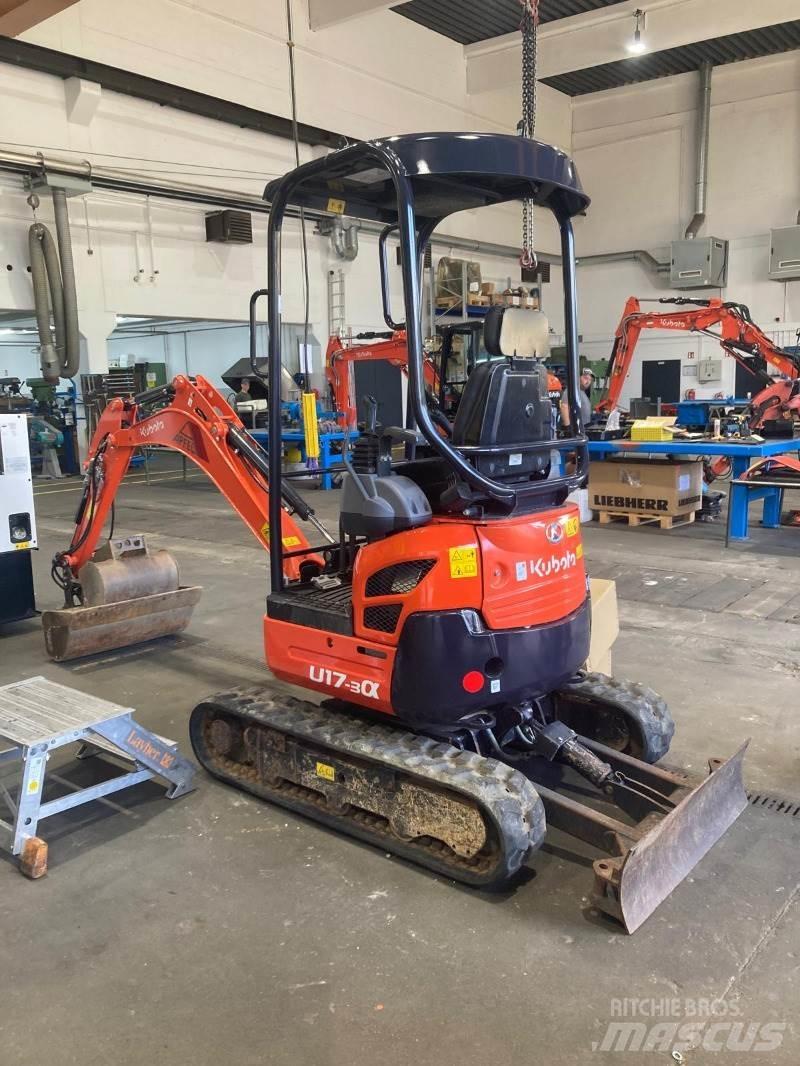 Kubota U17-3 Mini kotrók < 7t