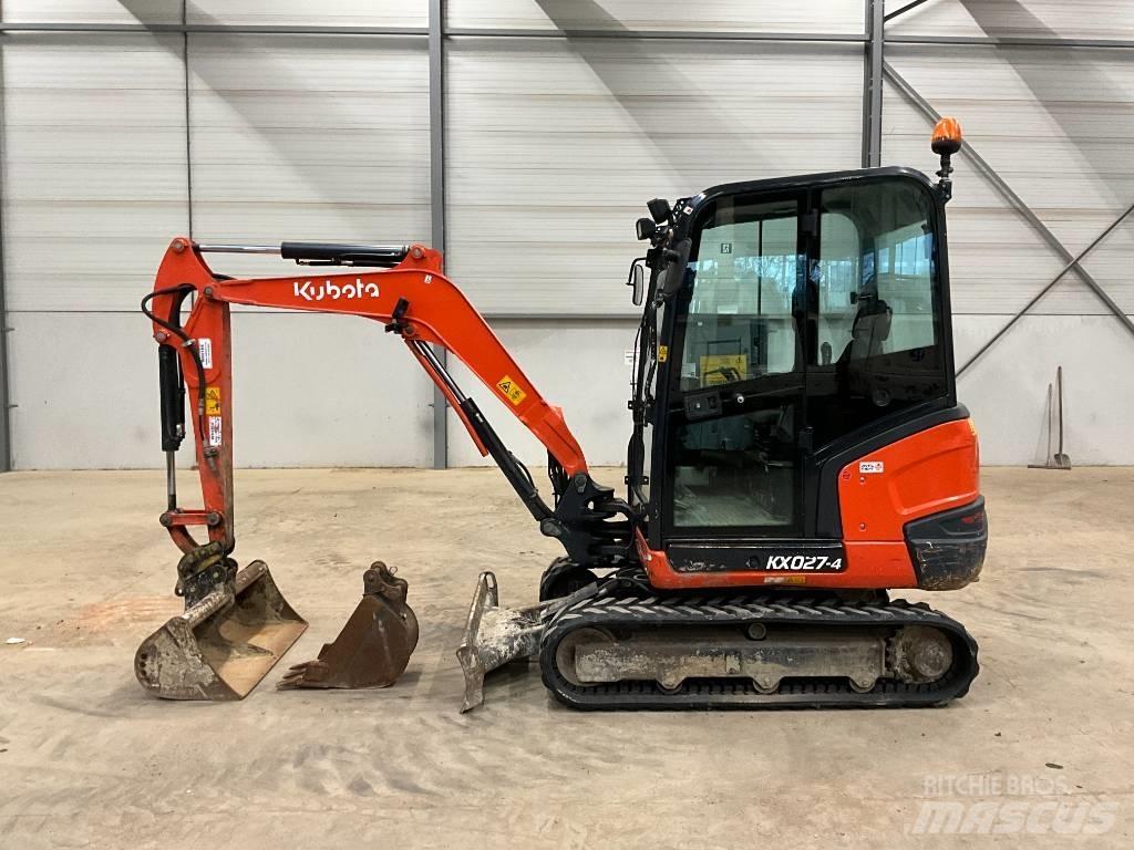 Kubota KX 027-4 Mini kotrók < 7t