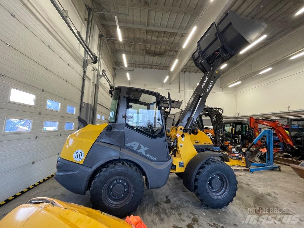 Mecalac AX 1000 Gumikerekes homlokrakodók