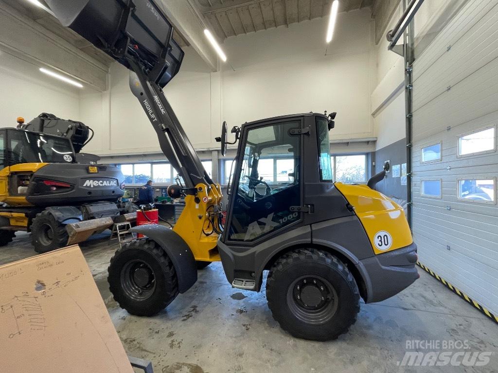 Mecalac AX 1000 Gumikerekes homlokrakodók