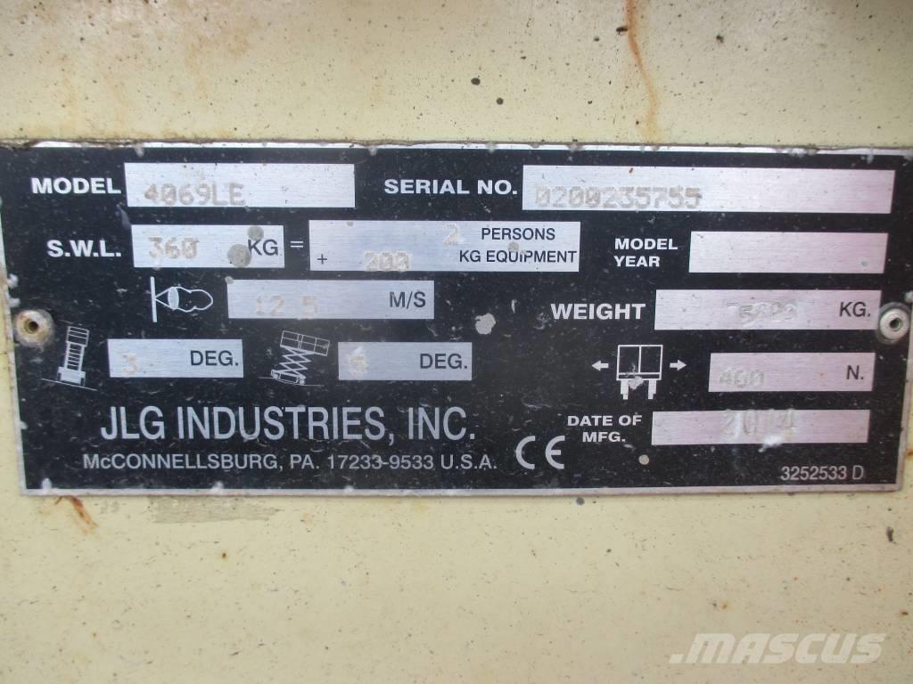 JLG 4069 LE Ollós emelők
