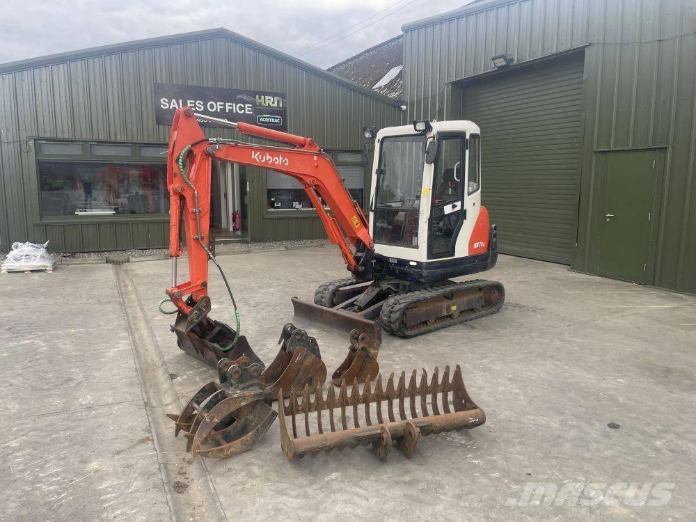 Kubota KX 71-3 Mini kotrók < 7t