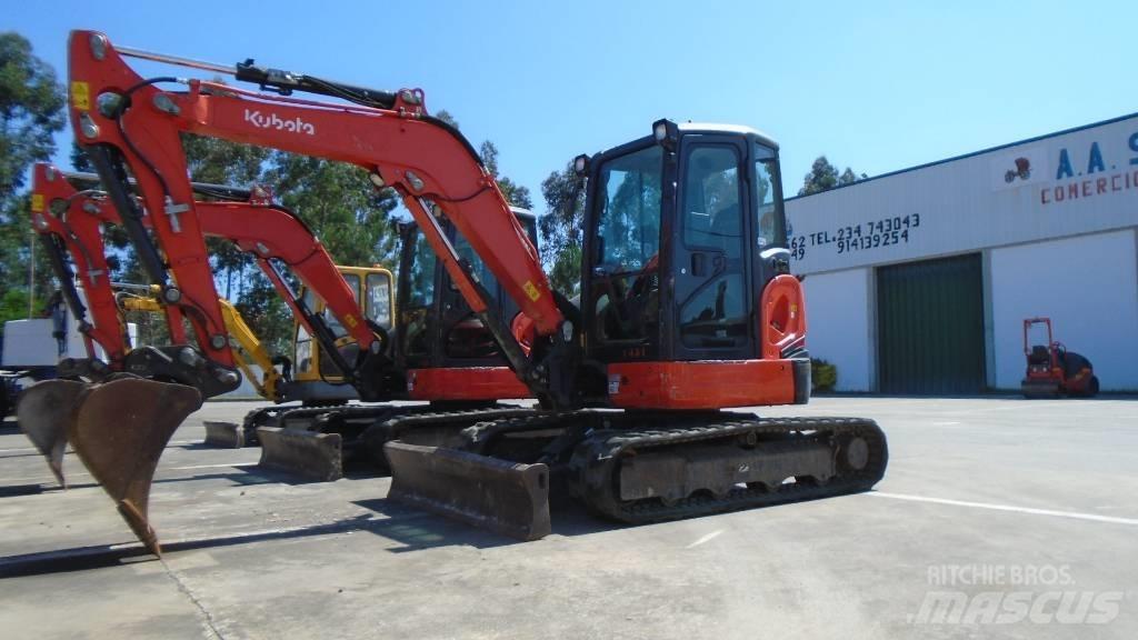 Kubota U 48-4 Mini kotrók < 7t