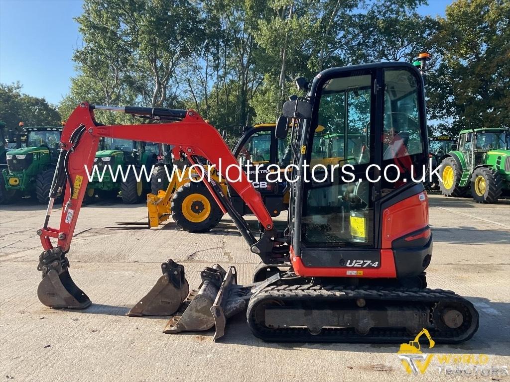 Kubota U 27-4 Mini kotrók < 7t