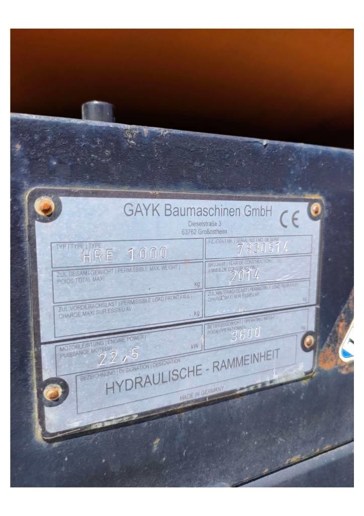  GAYK HRE1000 Cölöp fúrók