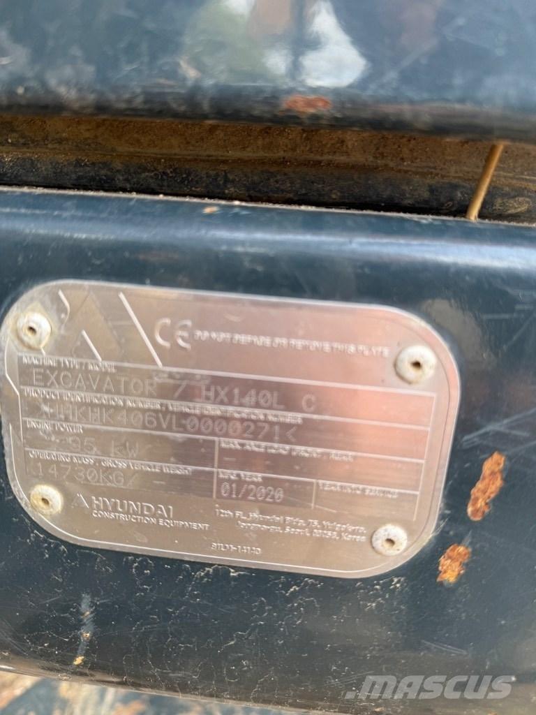 Hyundai HX 140 LC Lánctalpas kotrók