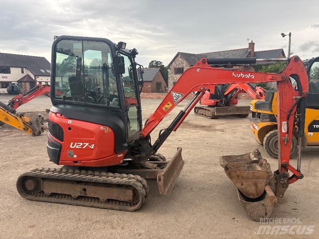 Kubota U 27-4 Mini kotrók < 7t