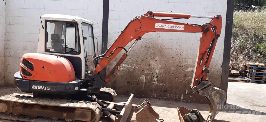 Kubota KX 161-3 Mini kotrók < 7t