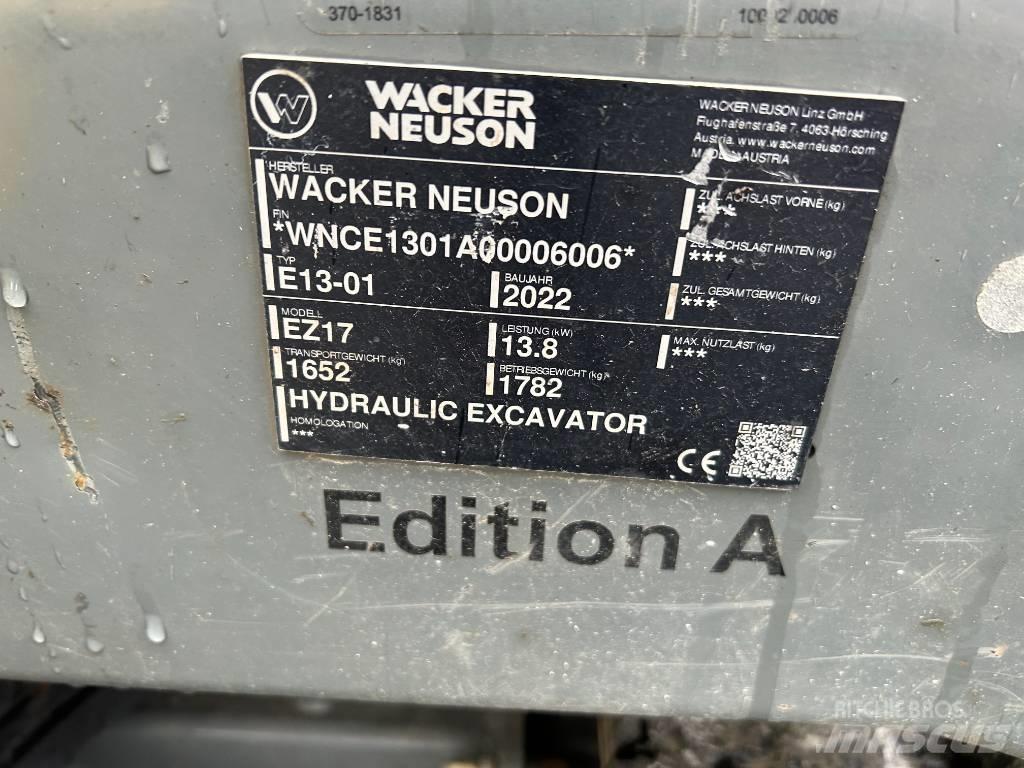 Wacker Neuson EZ17 Lánctalpas kotrók
