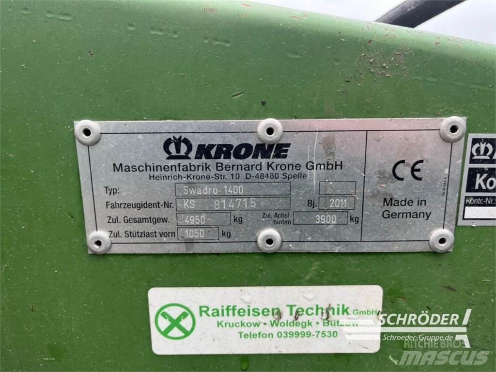 Krone SWADRO 1400 Rendforgatók
