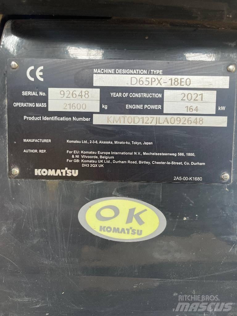 Komatsu D65PX-18E0 lánctalpas dózerek
