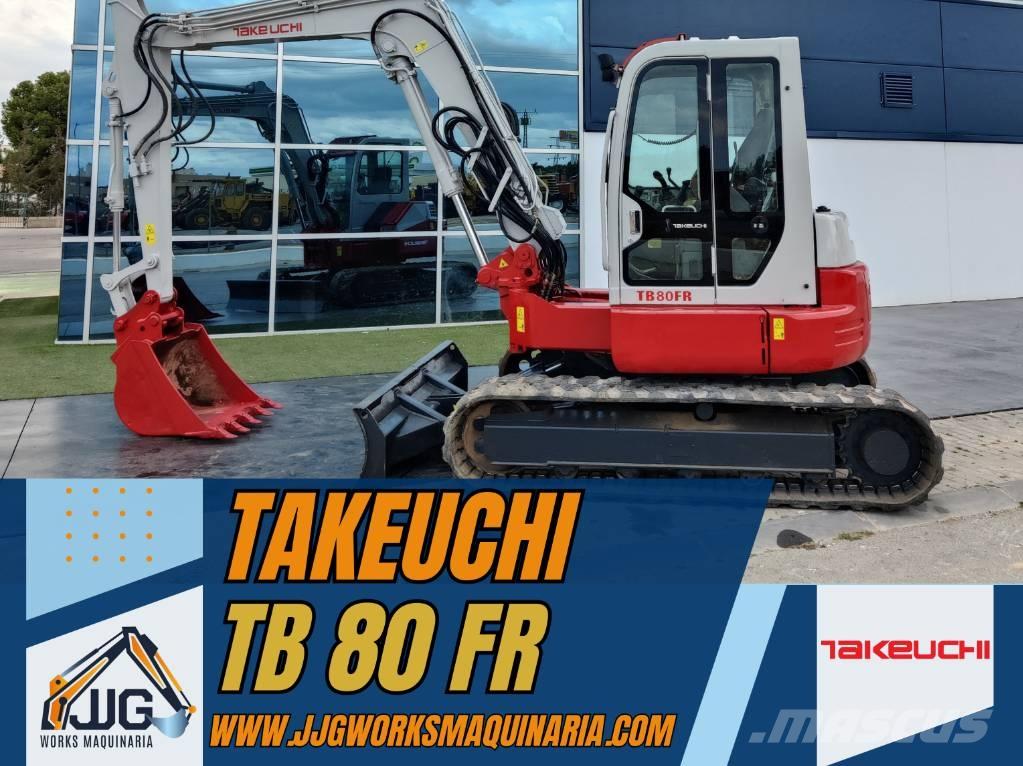 Takeuchi TB 80 FR Közepes (midi) kotrók 7 t - 12 t