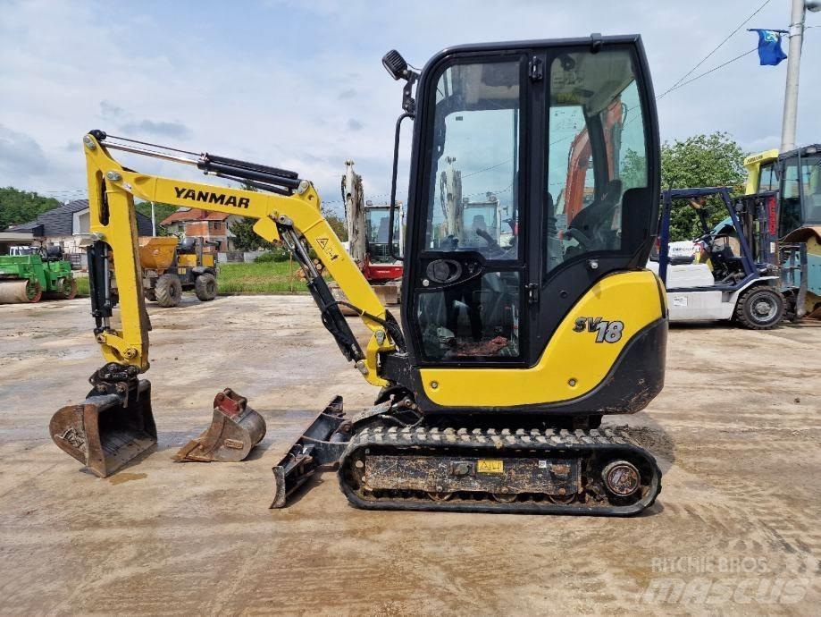 Yanmar SV 18 Mini kotrók < 7t