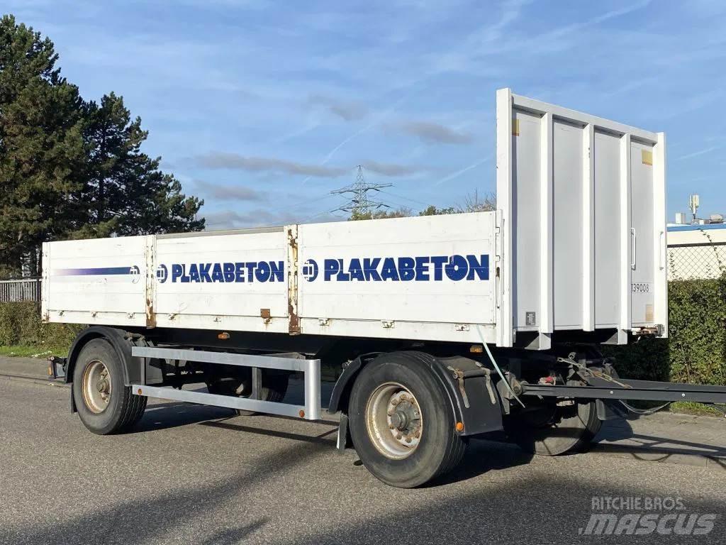 ATM AKF20/3 + 2 AXLE Platós / Ponyvás pótkocsik