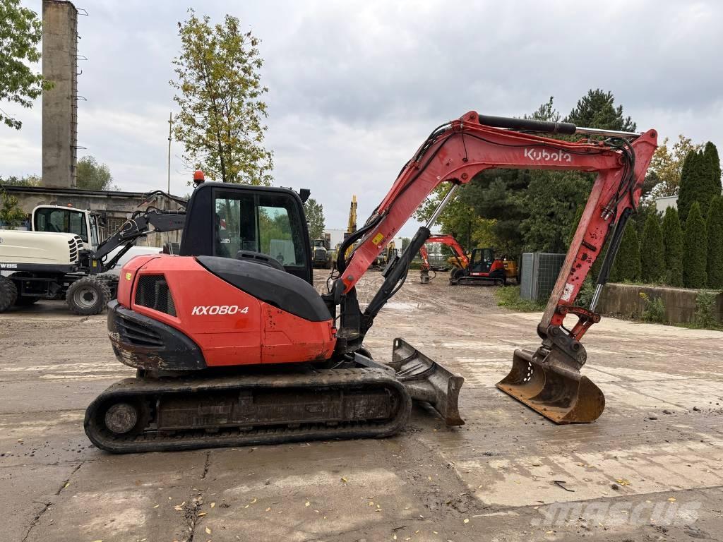 Kubota KX 080-4 Közepes (midi) kotrók 7 t - 12 t