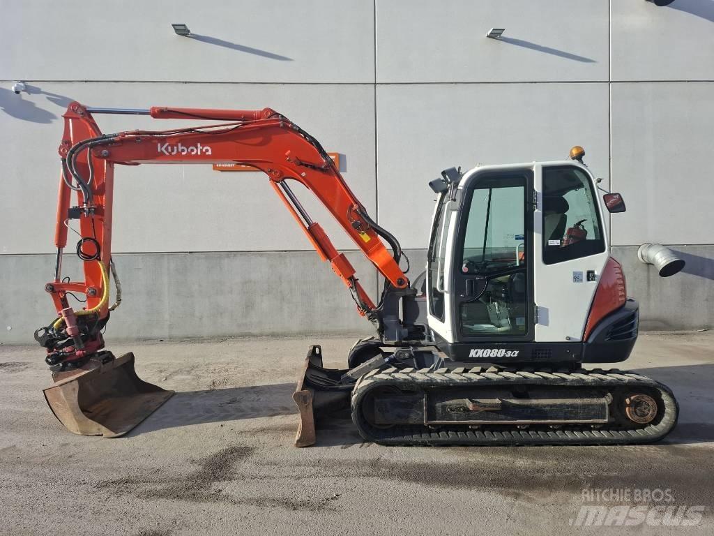 Kubota KX 080-3 Közepes (midi) kotrók 7 t - 12 t