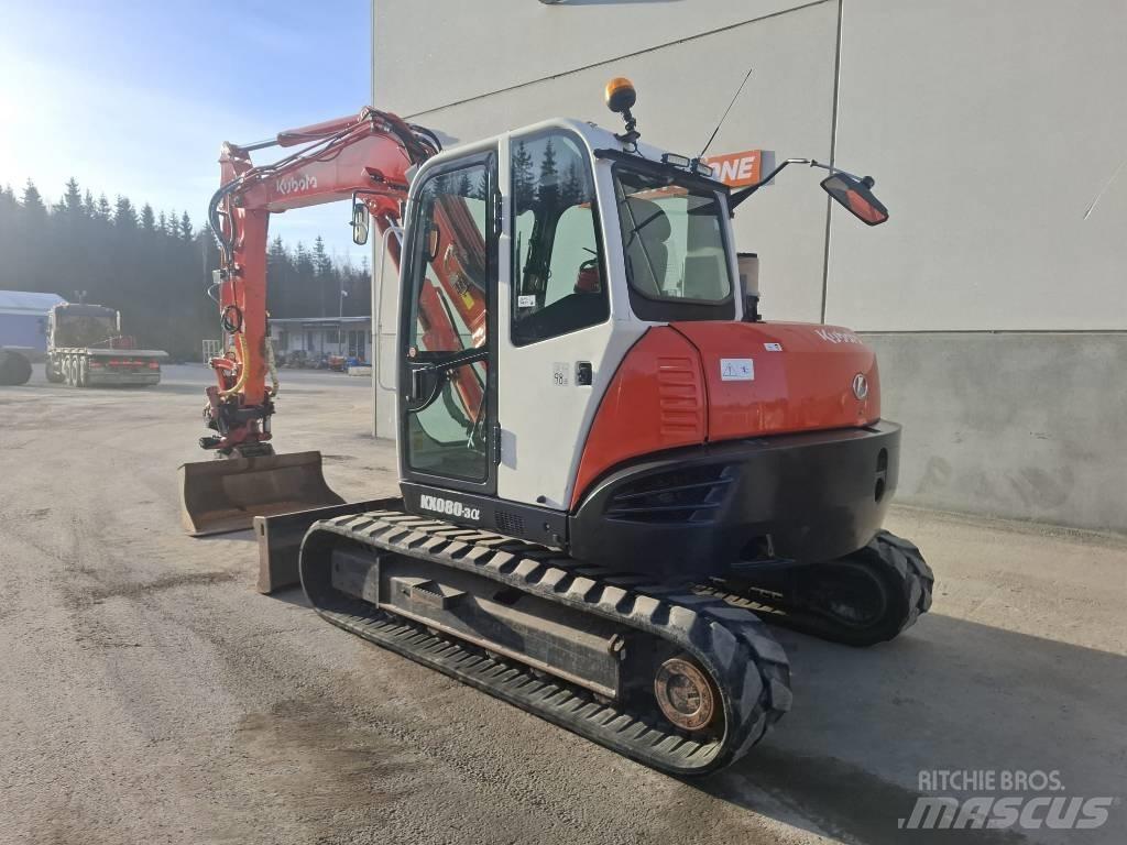 Kubota KX 080-3 Közepes (midi) kotrók 7 t - 12 t