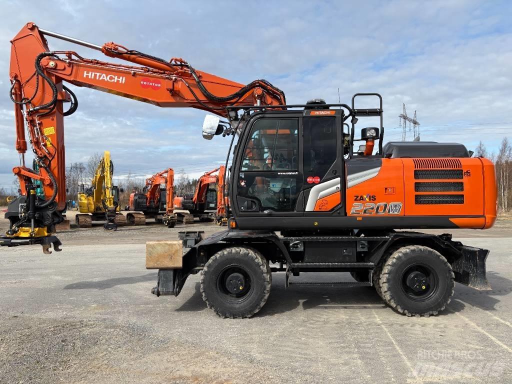 Hitachi ZX220W-7 2P Gumikerekes kotrók
