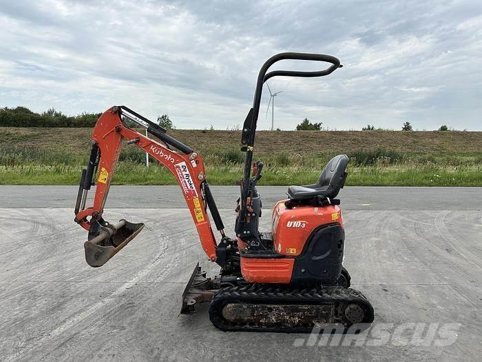 Kubota U10-3 Lánctalpas kotrók