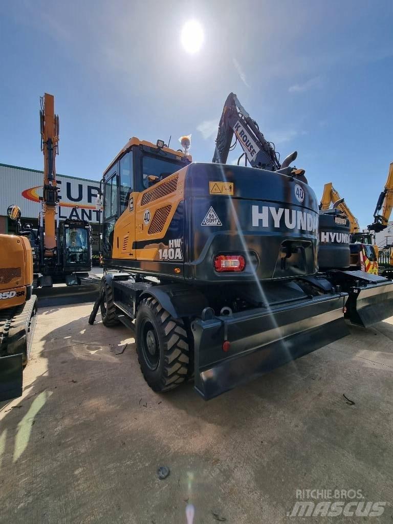 Hyundai HW140A Gumikerekes kotrók