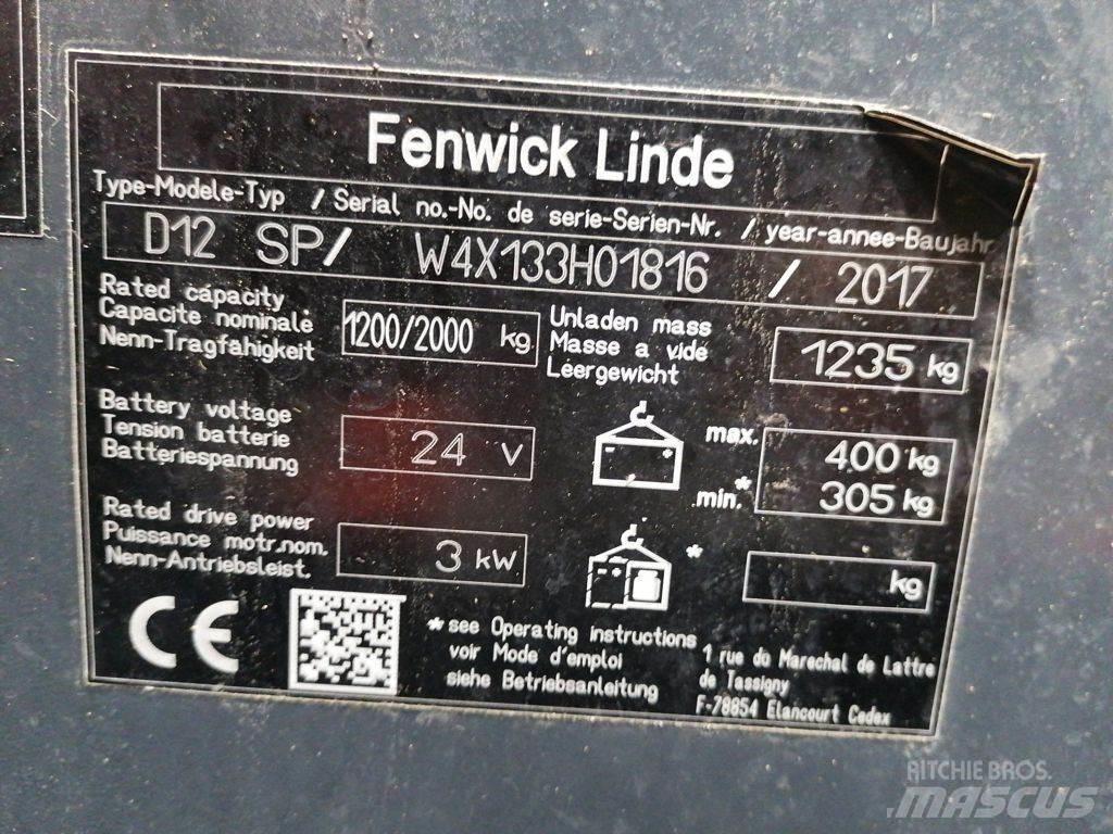 Linde D12 SP Gyalogkíséretű targonca