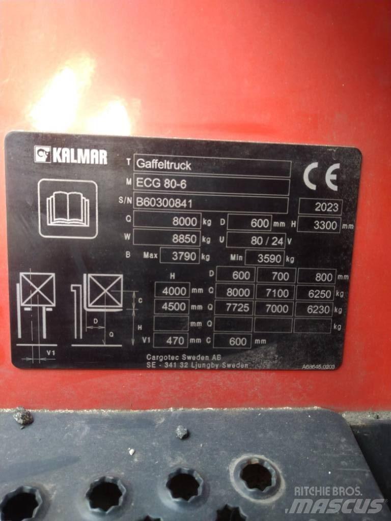 Kalmar ECG80-6 Elektromos targoncák