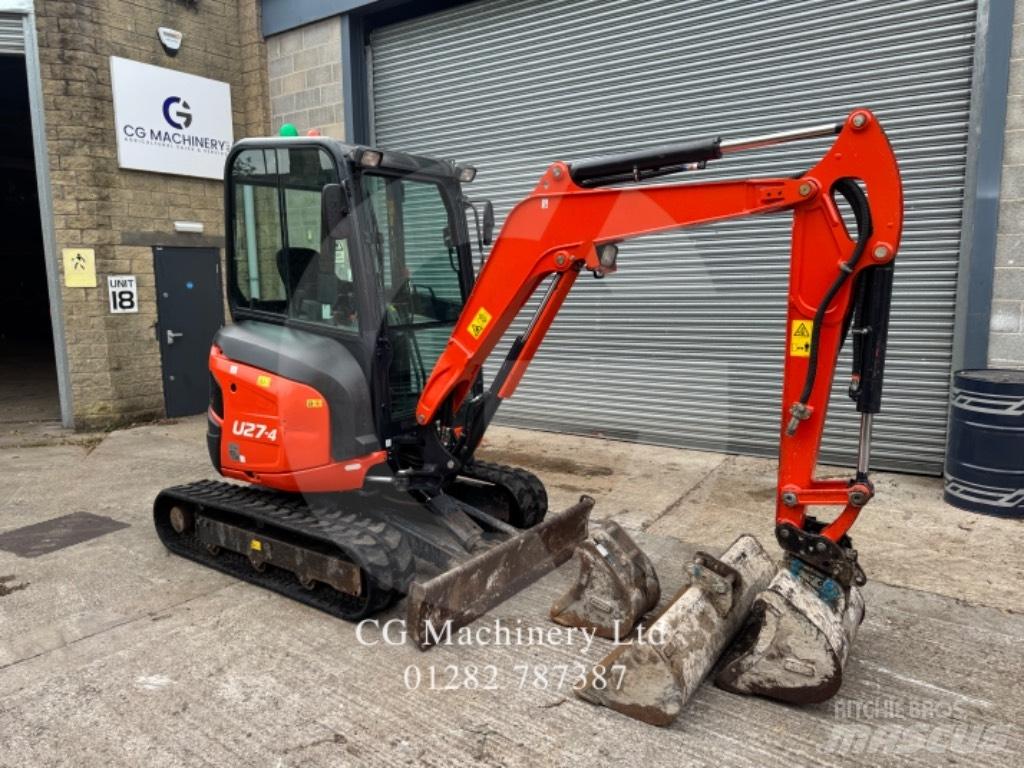 Kubota U 27-4 Mini kotrók < 7t