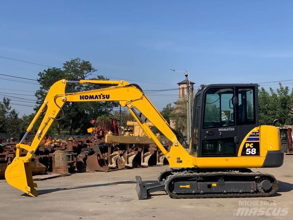 Komatsu PC58-8 Mini kotrók < 7t