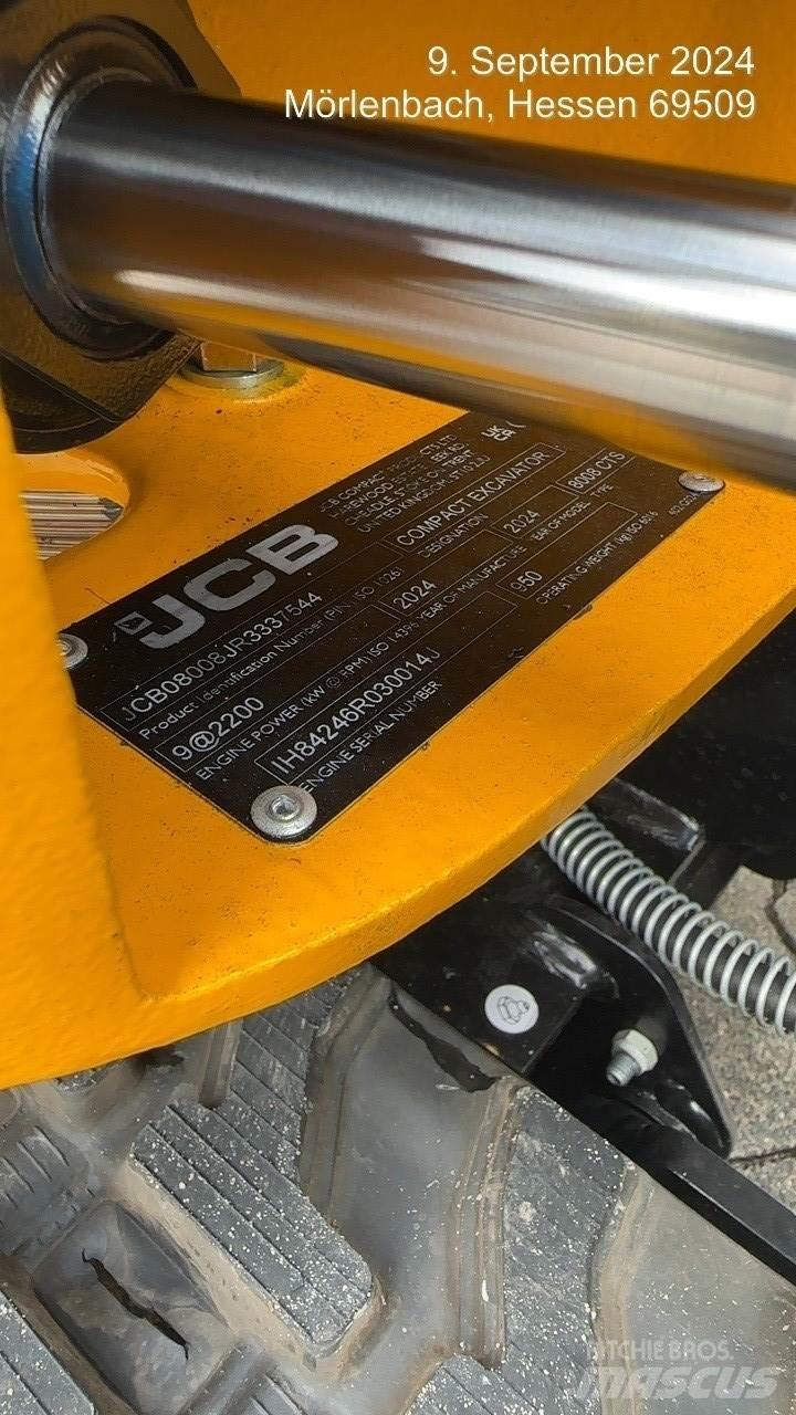 JCB 8008CTS Mini kotrók < 7t
