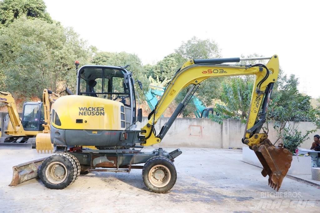 Wacker Neuson 6503 Gumikerekes kotrók