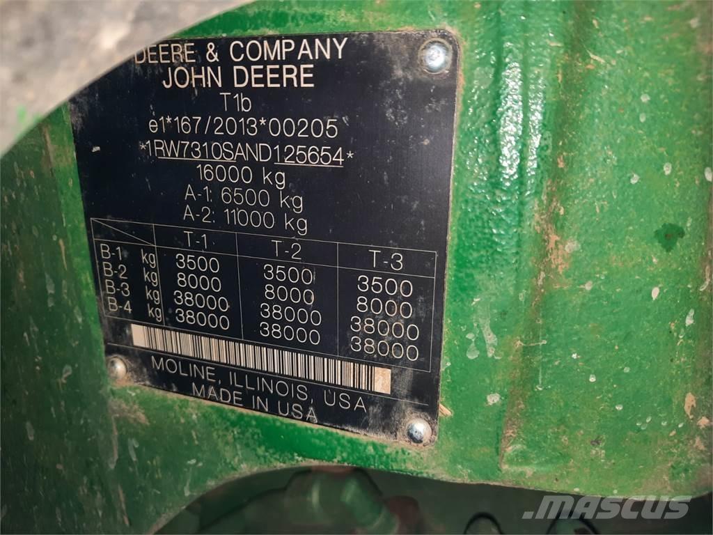 John Deere 7r310 Traktorok