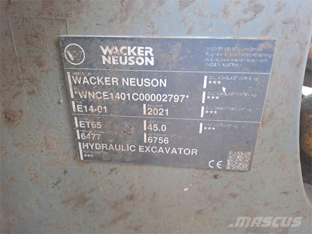 Wacker Neuson ET65 Lánctalpas kotrók