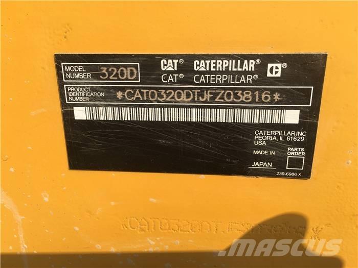 CAT 320 D L Lánctalpas kotrók