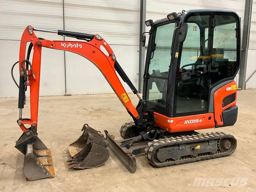 Kubota KX 019-4 Mini kotrók < 7t