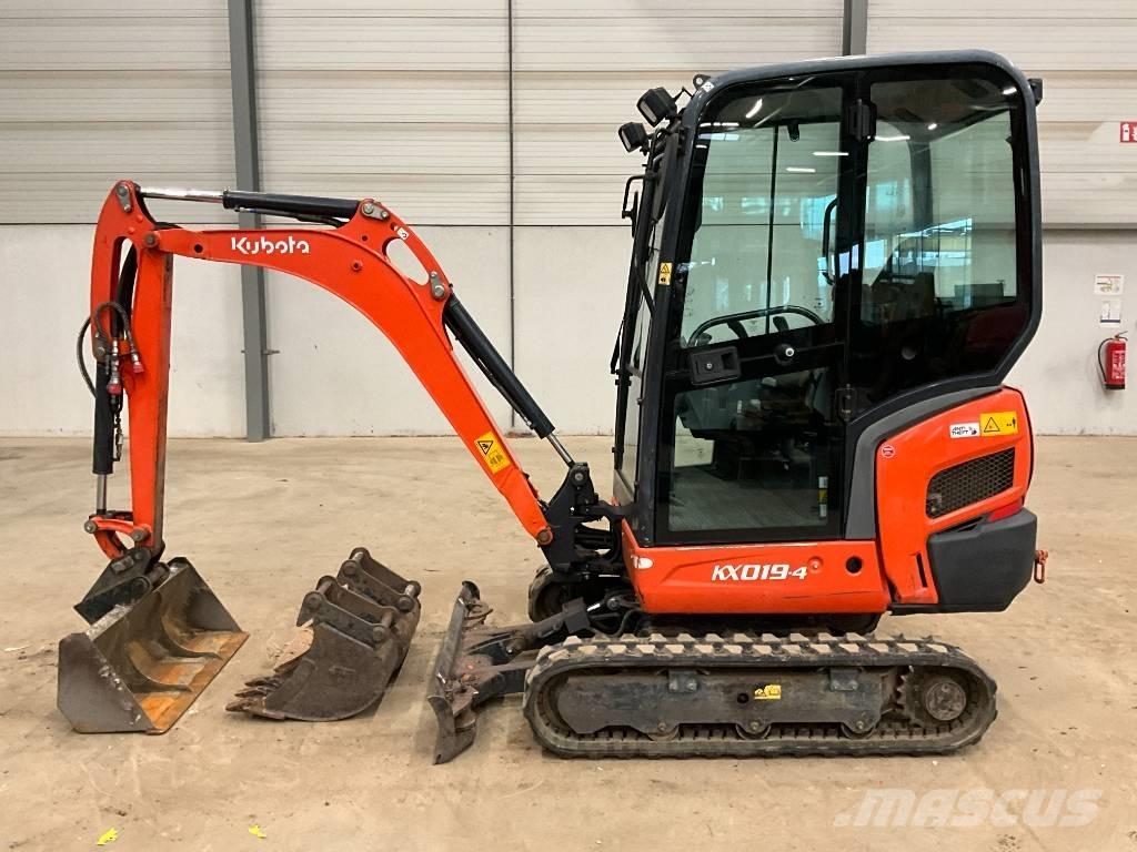 Kubota KX 019-4 Mini kotrók < 7t