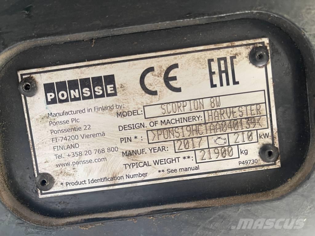 Ponsse Scorpion Betakarítók