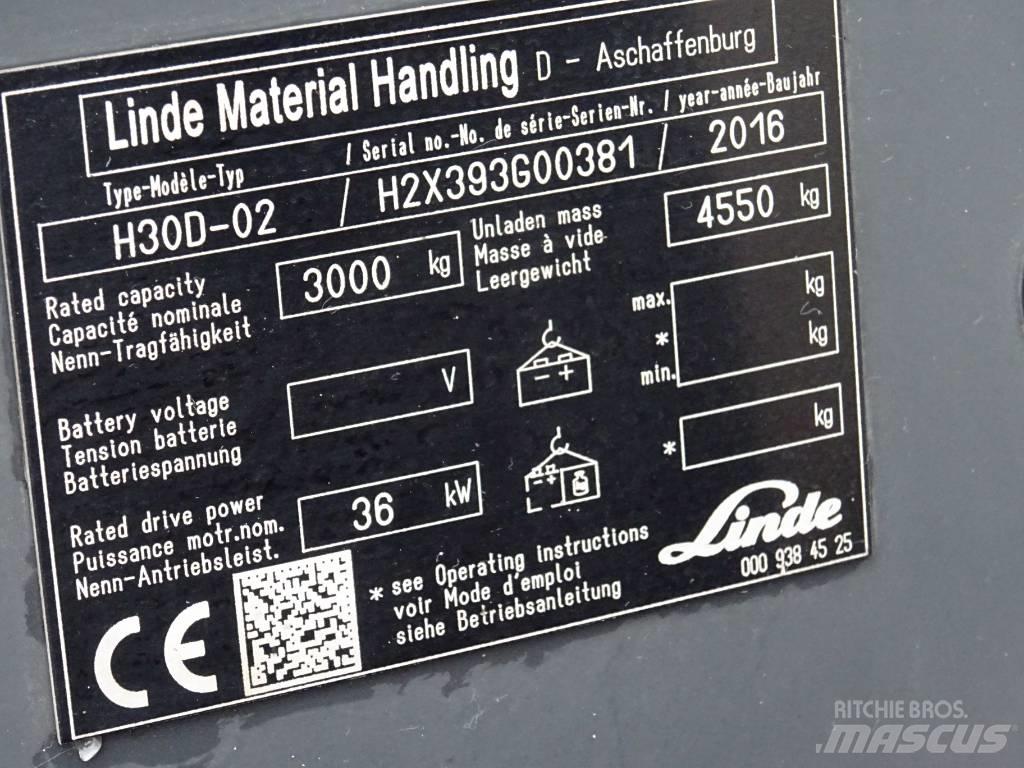Linde H30D-02 Dízel targoncák