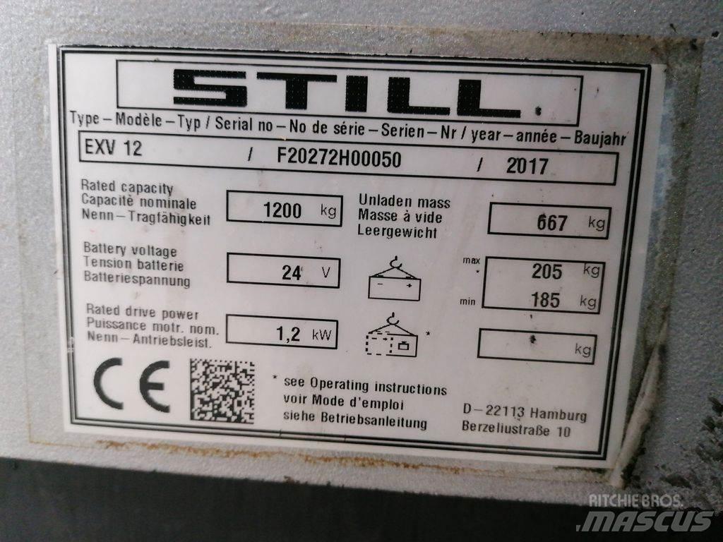 Still EXV12 Gyalogkíséretű targonca