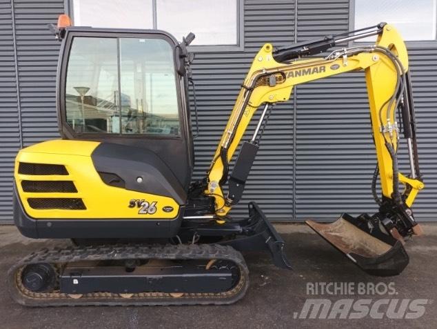 Yanmar SV 26 Mini kotrók < 7t