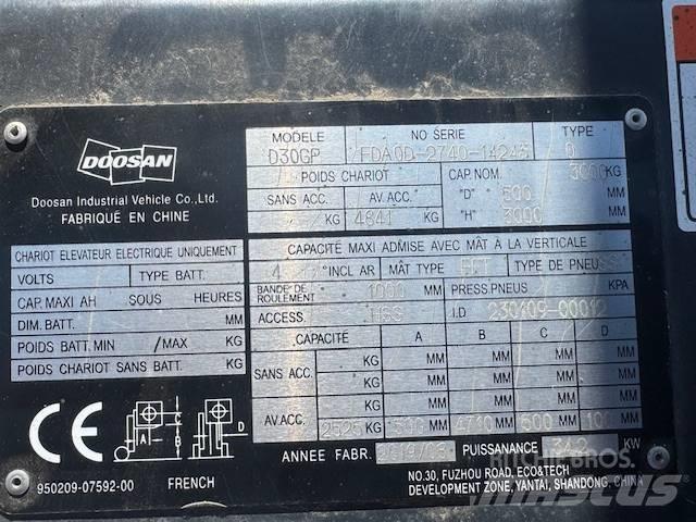 Doosan D30 Plus Dízel targoncák