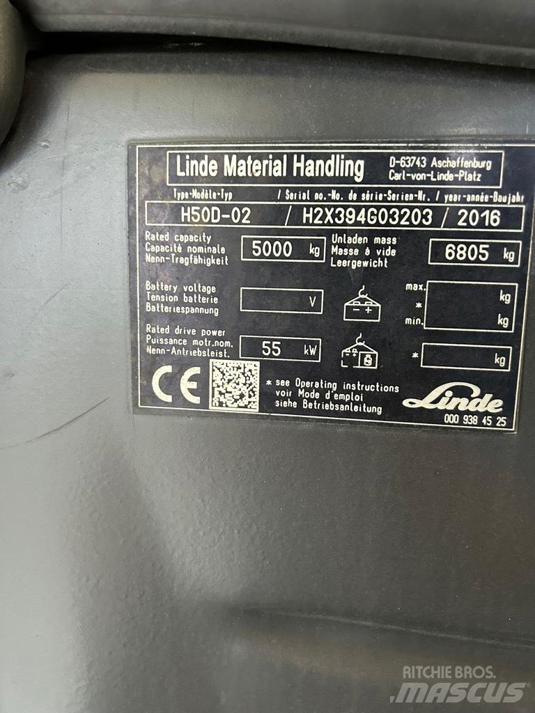 Linde H50D-02 EVO Dízel targoncák