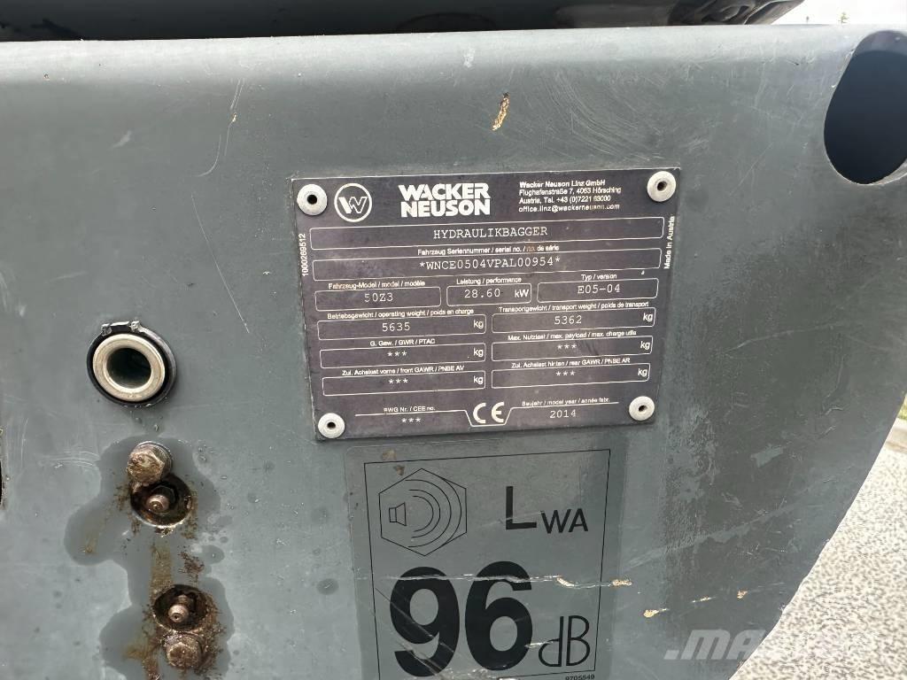 Wacker Neuson 50 Z3 Mini kotrók < 7t