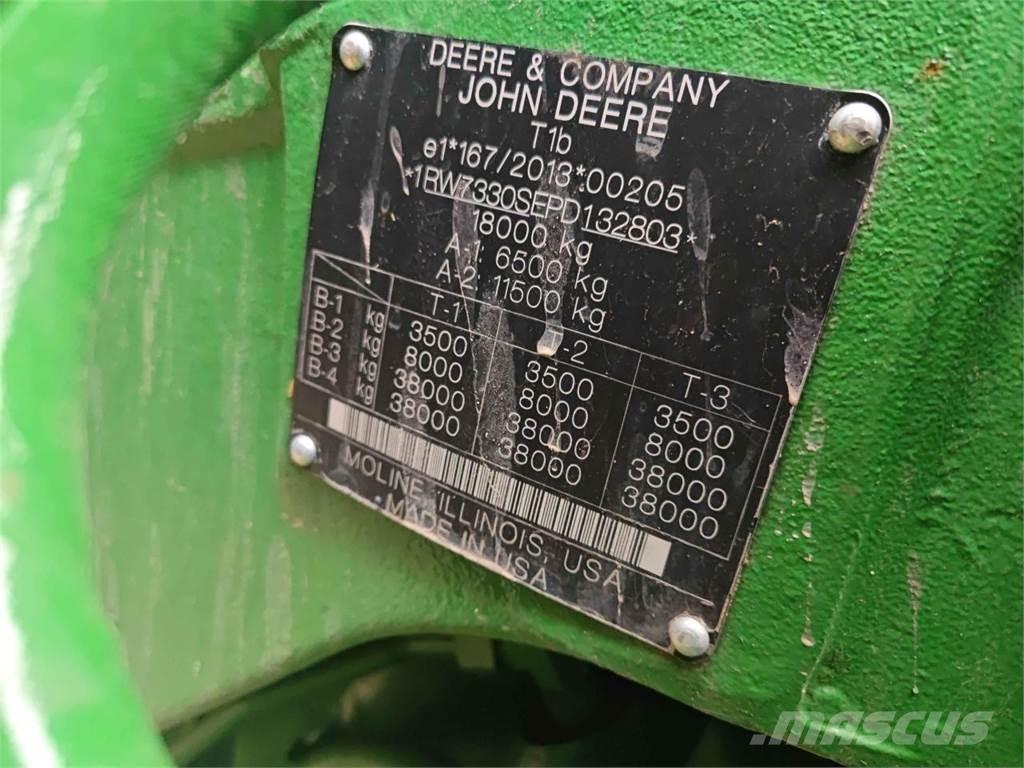 John Deere 7R 330 Traktorok