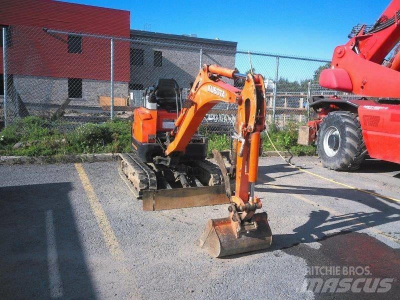 Kubota U 17 Mini kotrók < 7t