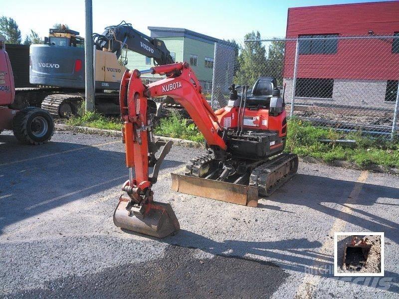 Kubota U 17 Mini kotrók < 7t