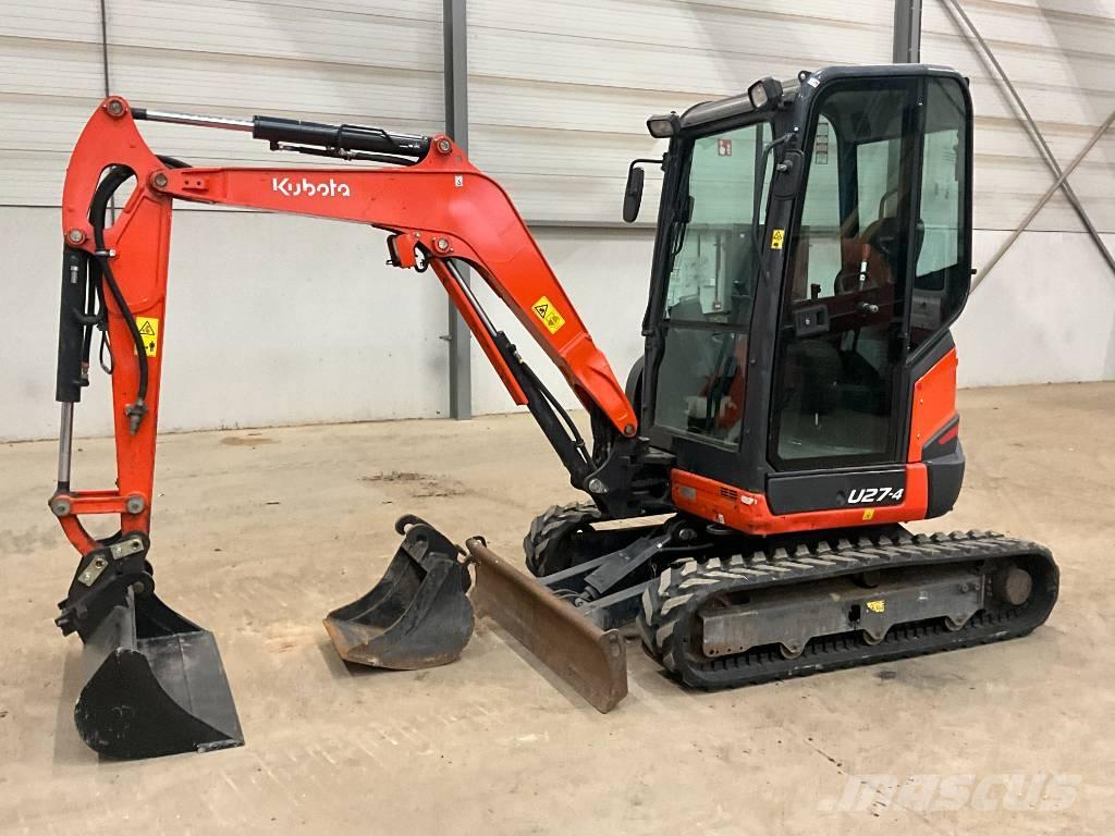 Kubota U 27-4 Mini kotrók < 7t
