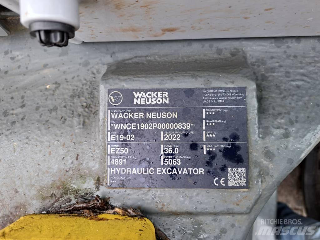 Wacker Neuson EZ50 Lánctalpas kotrók