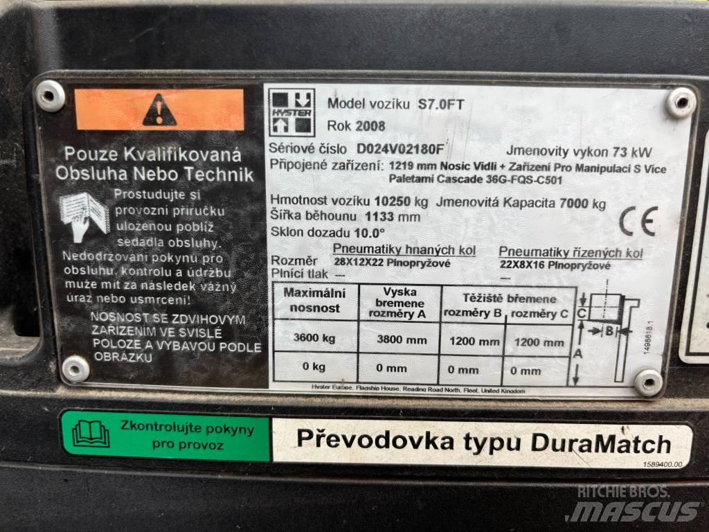 Hyster S 70 FT Gázüzemű targoncák
