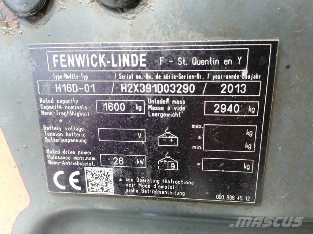 Linde H16D-01 Dízel targoncák