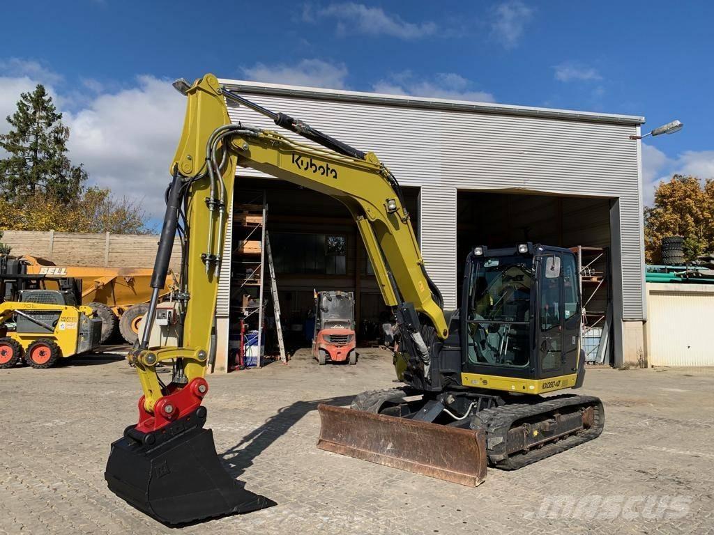 Kubota KX080-4@ Közepes (midi) kotrók 7 t - 12 t